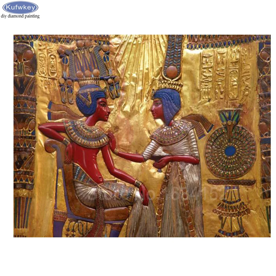 Full Square Drill 5D DIY Diamond Painting Ancient Egypt couple 3D Embroidery beads patteren Cross Stitch Mosaic home decor A522
Full Square Drill 5D DIY Diamond Painting Ancient Egypt couple 3D Embroidery beads patteren Cross Stitch Mosaic home decor A522