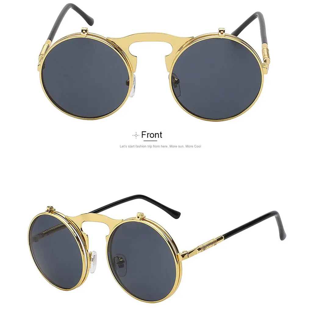 Classic Gothic Steampunk Sunglasses Sun Glasses Men Women Round Vintage Mens Sunglass Driving Goggle UV400 Glasses Sunproof
Classic Gothic Steampunk Sunglasses Sun Glasses Men Women Round Vintage Mens Sunglass Driving Goggle UV400 Glasses Sunproof