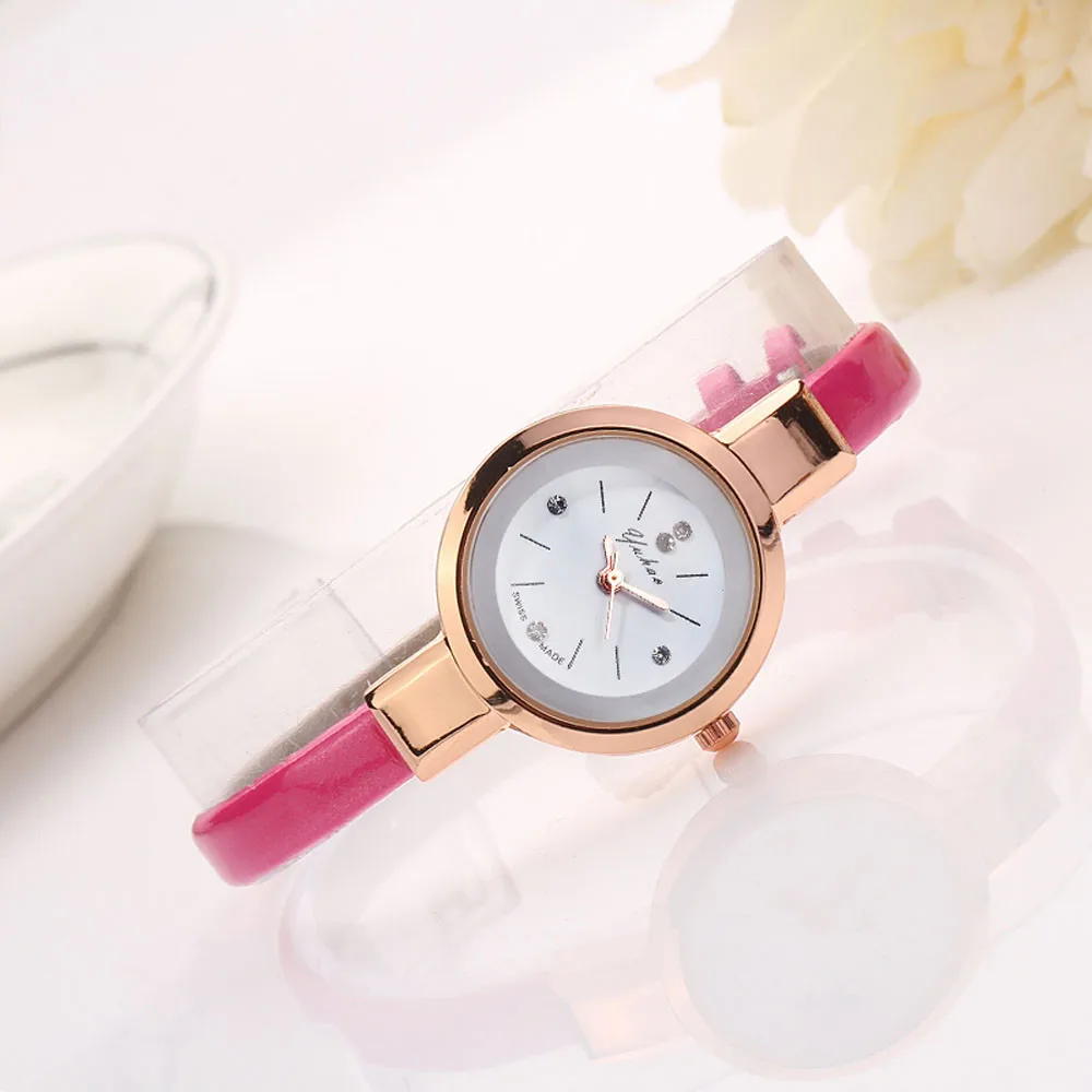 Женские кварцевые наручные часы с браслетом | Наручные