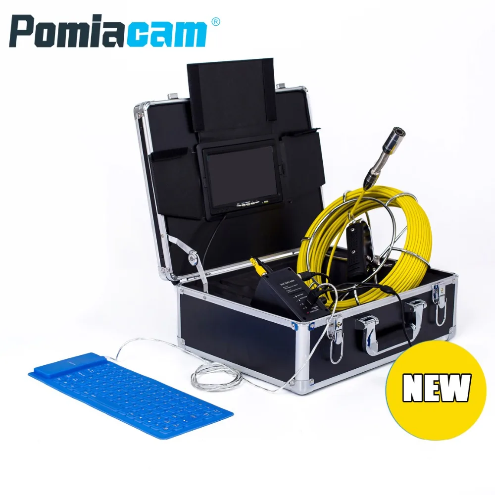 WP71 20m 7'' TFT LCD Waterproof Pipe Sewer Inspection Camera 23MM 12 Leds Endoscope Snake Camera Pipeline video view
WP71 20m 7'' TFT LCD Waterproof Pipe Sewer Inspection Camera 23MM 12 Leds Endoscope Snake Camera Pipeline video view