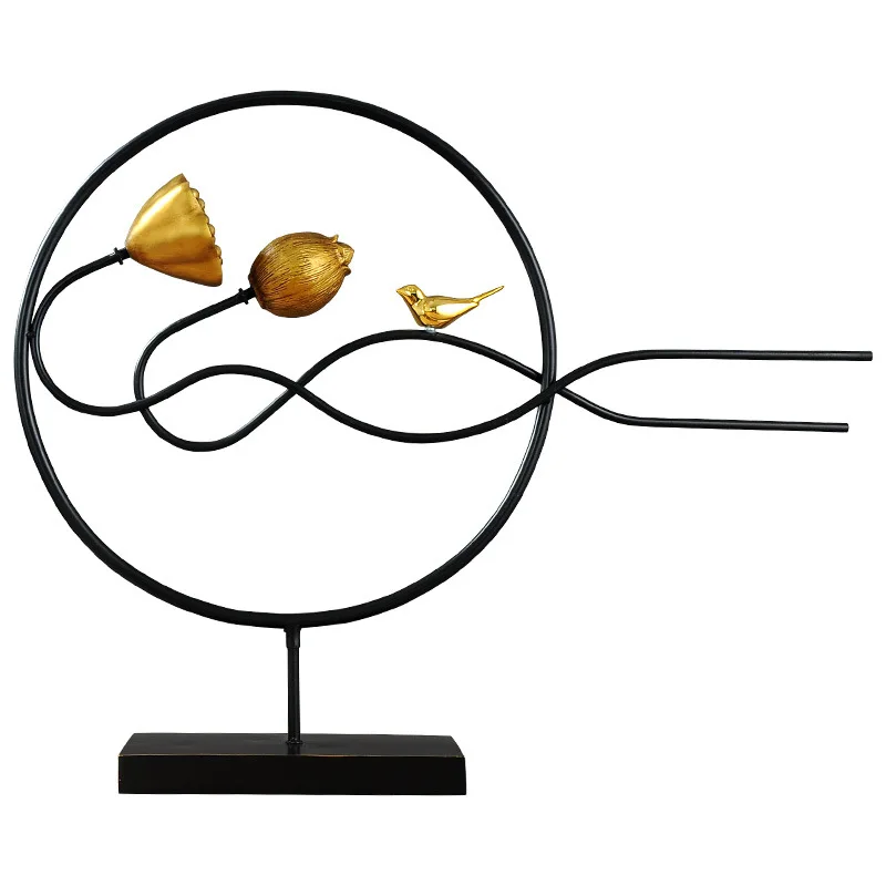 Inviting Wealth Lotus Bird Iron Figurines Home Table Accessories Modern Livingroom Desktop Ornament Zen Mascot Decoration R1603
Inviting Wealth Lotus Bird Iron Figurines Home Table Accessories Modern Livingroom Desktop Ornament Zen Mascot Decoration R1603