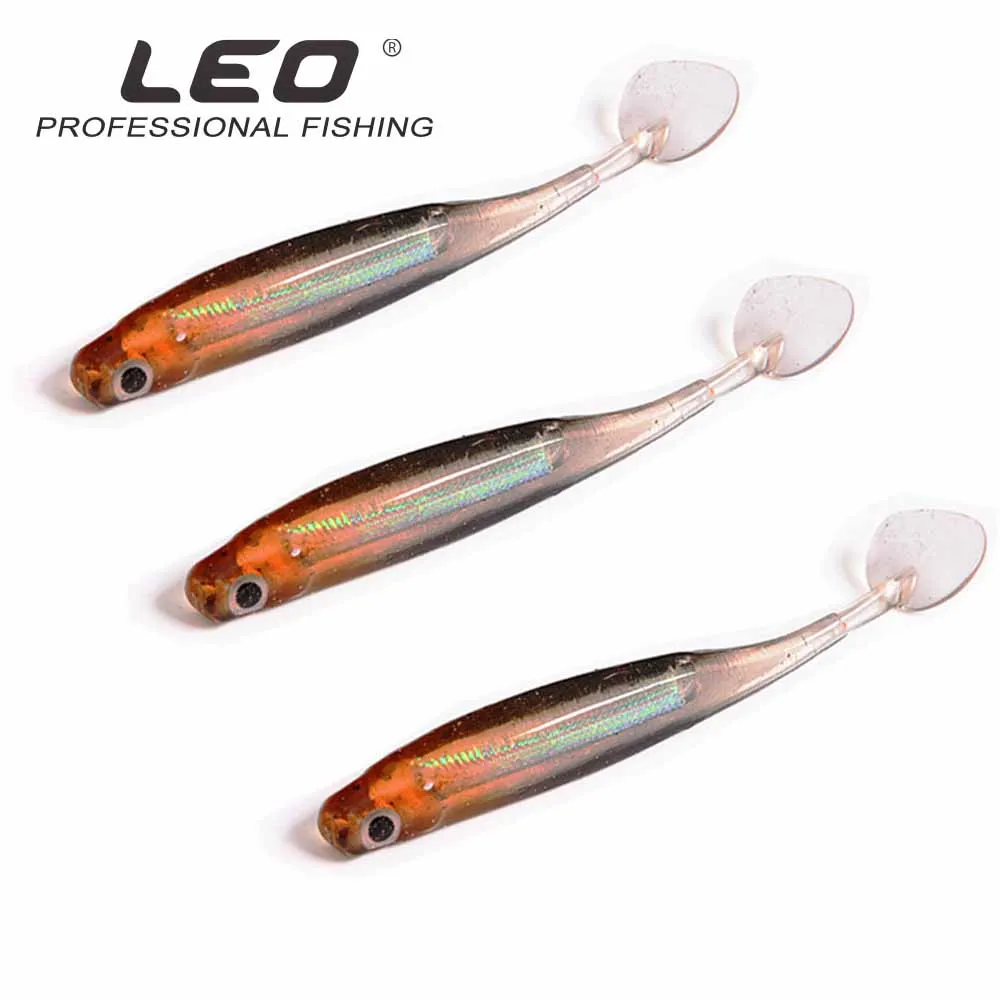 LEO 27657 3pcs/lot Fishing Lures Reflective Soft silica gel Swinging Tail 10cm/4.8g Swim baits Fishing Bait 2 Colors Optional
LEO 27657 3pcs/lot Fishing Lures Reflective Soft silica gel Swinging Tail 10cm/4.8g Swim baits Fishing Bait 2 Colors Optional