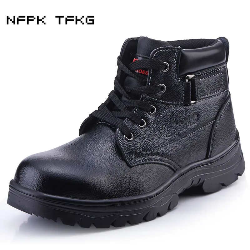 large size men casual black steel toe cap work safety shoes cow leather tooling ankle boots spring autumn protect zapatos hombre
large size men casual black steel toe cap work safety shoes cow leather tooling ankle boots spring autumn protect zapatos hombre