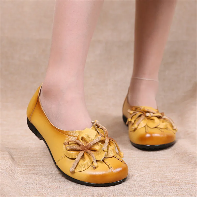 MVP BOY 2018 New Autumn Women Flats Genuine Leather Shoes Women Casual Loafers Flower Flat Heel Shoes Soft Outsole Handmade
MVP BOY 2018 New Autumn Women Flats Genuine Leather Shoes Women Casual Loafers Flower Flat Heel Shoes Soft Outsole Handmade