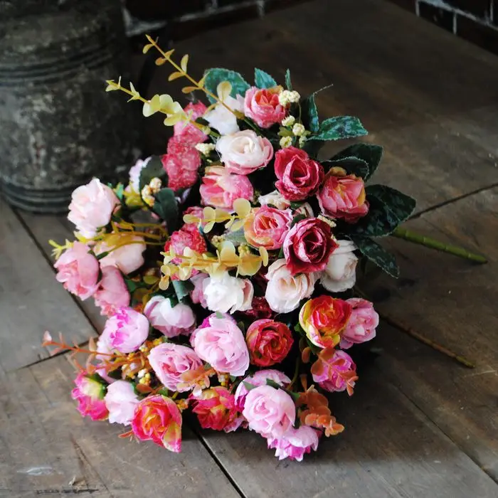 European style of the ancient painting like snowflakes Eucalyptus 21 Head Rose Silk simulation flower flowers special offer
European style of the ancient painting like snowflakes Eucalyptus 21 Head Rose Silk simulation flower flowers special offer
