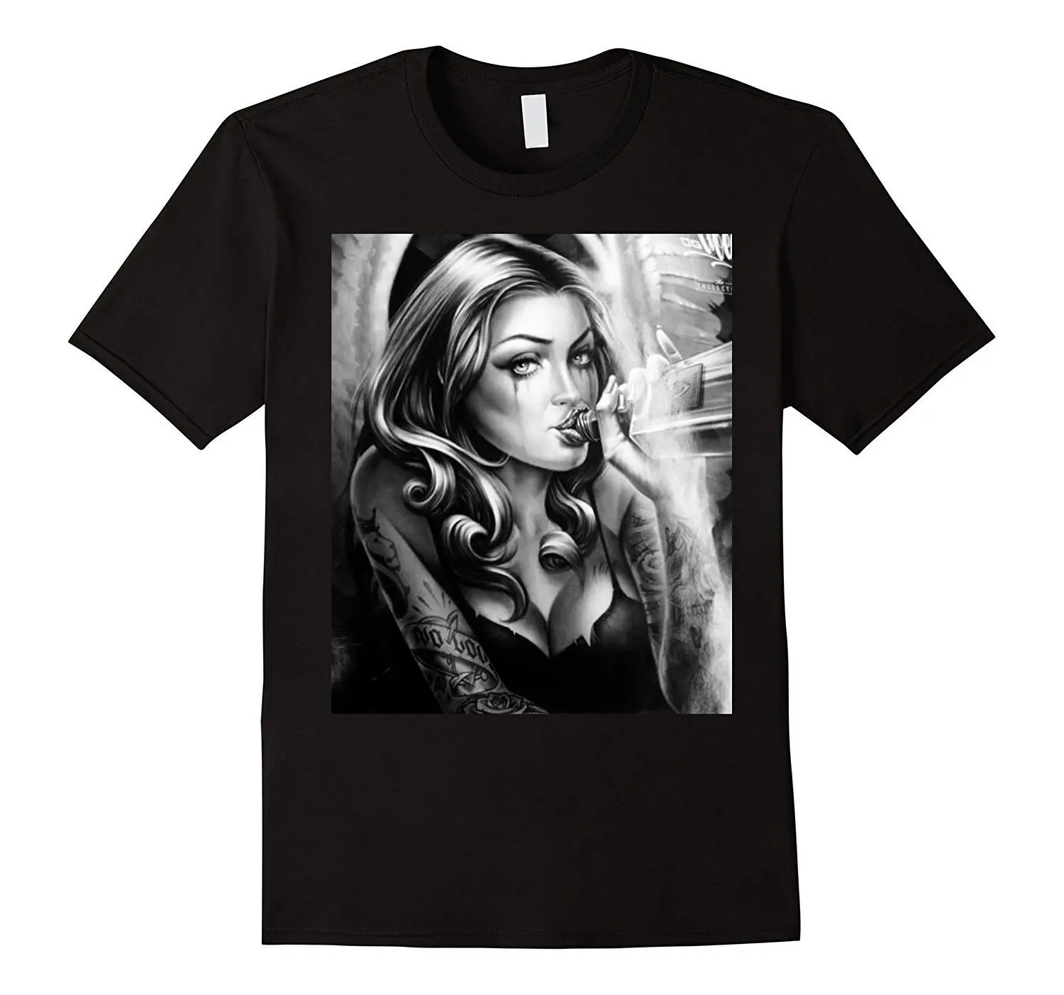 New Brand Hot Mens Sexy Tattoo Girl At The Bar - Mens T-Tee Shirt Medium Black Tee Shirt
New Brand Hot Mens Sexy Tattoo Girl At The Bar - Mens T-Tee Shirt Medium Black Tee Shirt