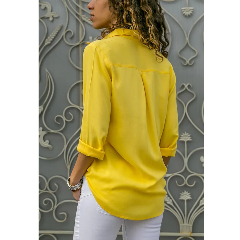 Hot Sales Plus Size Button Down Shirts for Women 2021 Spring Casual V-neck Long Sleeve Chiffon Tops & Blouse Office Ladies Mujer
Hot Sales Plus Size Button Down Shirts for Women 2021 Spring Casual V-neck Long Sleeve Chiffon Tops & Blouse Office Ladies Mujer