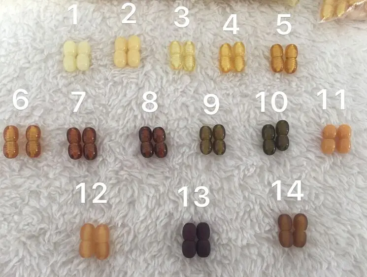 10pcs/ lot good quality 7.5*15mm Amber clasp for necklace component amber materials 14 colors free shipping
10pcs/ lot good quality 7.5*15mm Amber clasp for necklace component amber materials 14 colors free shipping