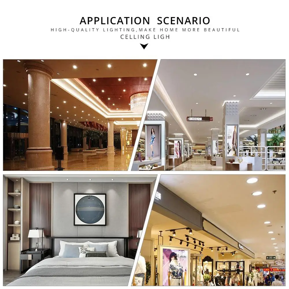 Vacamm 2pcs New Downlight chandeliers ceiling Panel lamp Lights for home Round panel living Room Spot Light Warm White/White
Vacamm 2pcs New Downlight chandeliers ceiling Panel lamp Lights for home Round panel living Room Spot Light Warm White/White