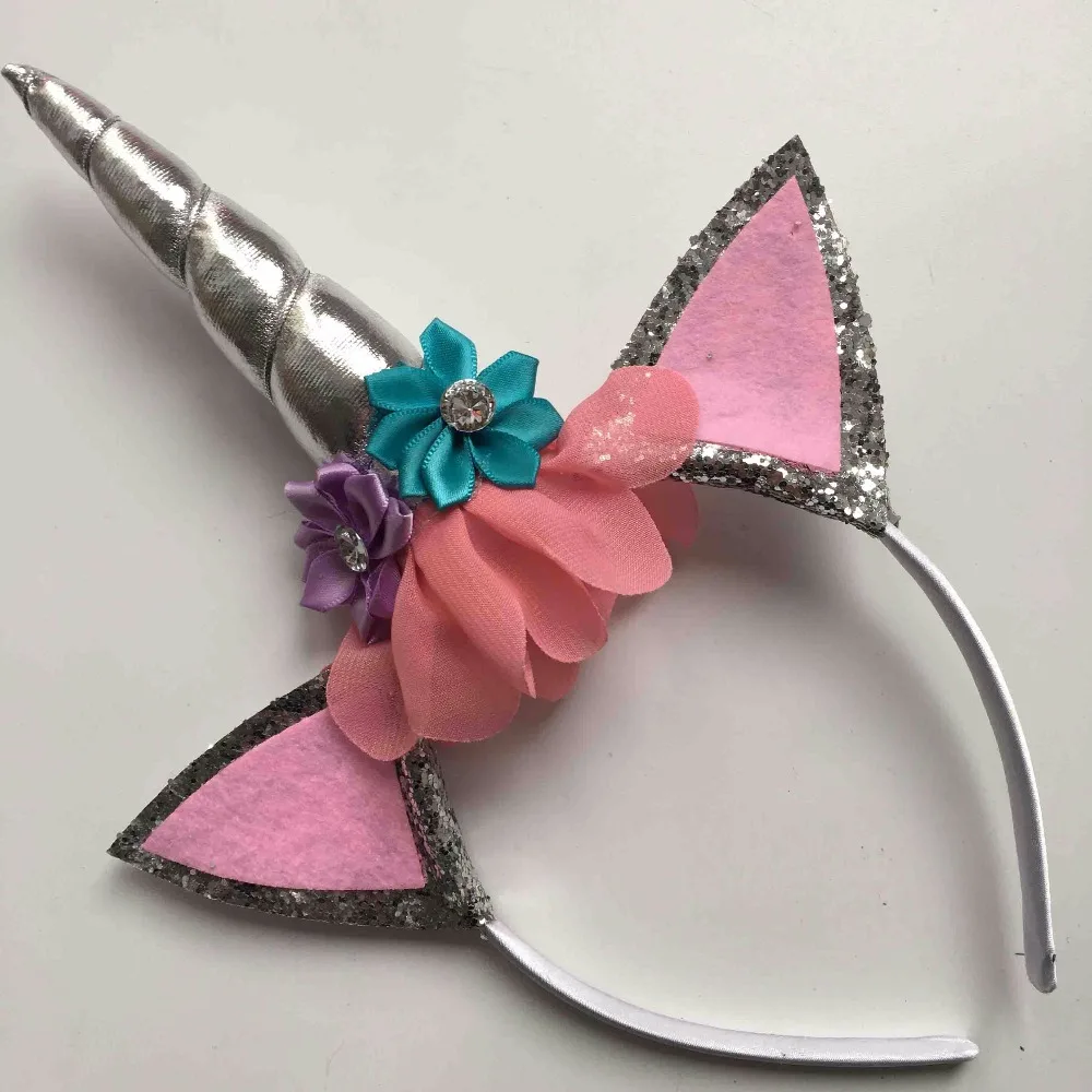 3pcs/lot Unicorn Horn with Chiffon Unicorn Headband Glitter Gold Hairband Easter Bonus For DIY Hair Decorative Accessoriess
3pcs/lot Unicorn Horn with Chiffon Unicorn Headband Glitter Gold Hairband Easter Bonus For DIY Hair Decorative Accessoriess