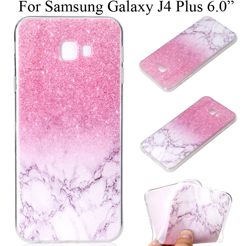 Мягкий защитный чехол из тпу для Samsung Galaxy J4 Plus прозрачный + J4Plus|Бамперы| |