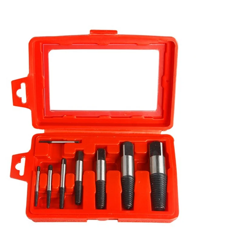 8pcs/set high quality screw bolt extractors Drill Bits for Damaged Screws Broken Pipe Remover Tool
8pcs/set high quality screw bolt extractors Drill Bits for Damaged Screws Broken Pipe Remover Tool