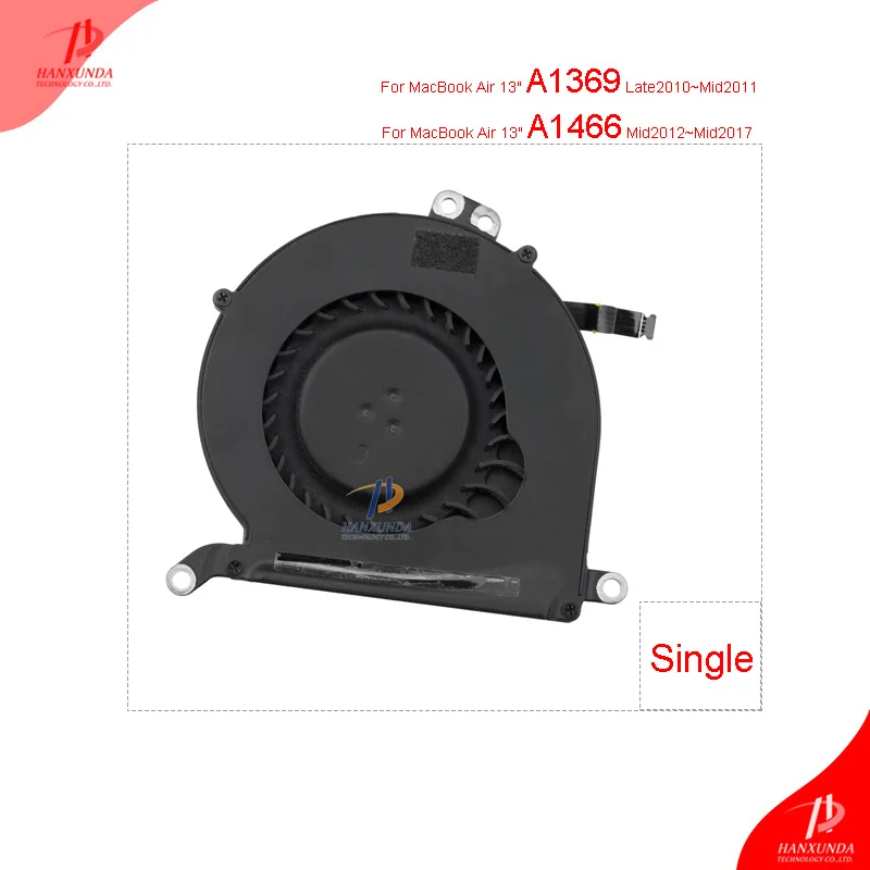 Hanxunda air-cooled Laptop Cooler Cooling Fan For Macbook Air 13" A1466 922-9643 923-00507 923-0442 KDB05105HC-HM05 MG50050V1-C
Hanxunda air-cooled Laptop Cooler Cooling Fan For Macbook Air 13" A1466 922-9643 923-00507 923-0442 KDB05105HC-HM05 MG50050V1-C