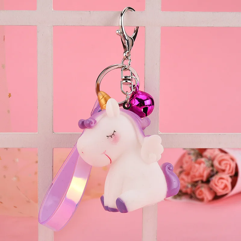 New Arrival Cartoon Cute Unicorn Keychain Key Ring Sound Flash Rope Children's Sound Toy Bell Backpack Accessories
New Arrival Cartoon Cute Unicorn Keychain Key Ring Sound Flash Rope Children's Sound Toy Bell Backpack Accessories