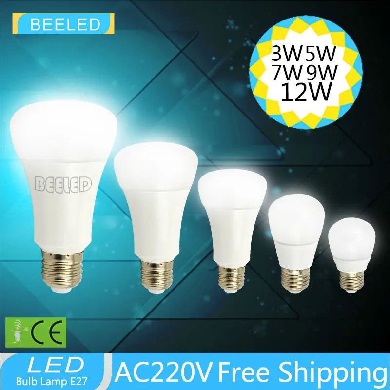 6 pieces lot LED bulb lamp bulbs led lights E27 3W 5W 7W 9W 12W 5730SMD Cold white/warm white AC220V Light led spot home light
6 pieces lot LED bulb lamp bulbs led lights E27 3W 5W 7W 9W 12W 5730SMD Cold white/warm white AC220V Light led spot home light