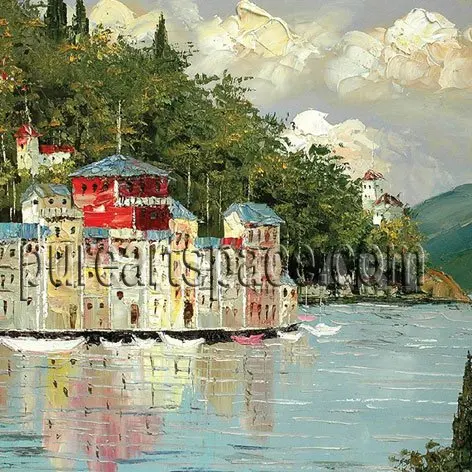 Palette Hand Painted Thick Knife Green Tree And Red House Oil Paintings by Professional Artist
Palette Hand Painted Thick Knife Green Tree And Red House Oil Paintings by Professional Artist