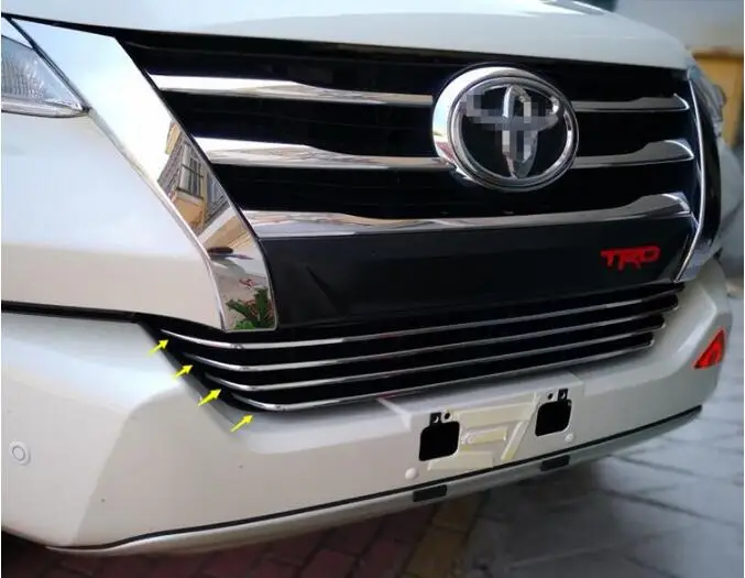 ABS хромированный автомобильный передний гоночный гриль бампер сетка решетка радиатор обшивка 4 шт./компл. для Toyota Fortuner 2016 2017 2018 2019 2020
ABS хромированный автомобильный передний гоночный гриль бампер сетка решетка радиатор обшивка 4 шт./компл. для Toyota Fortuner 2016 2017 2018 2019 2020
