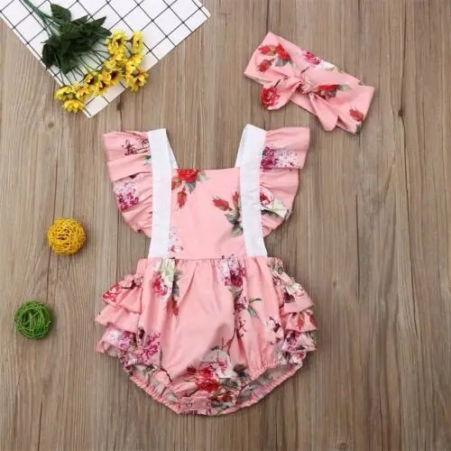 Emmababy Newborn Kid Baby Girls Flower Outfit Ruffle Flying Sleeves Romper Headband Clothes Cute Set
Emmababy Newborn Kid Baby Girls Flower Outfit Ruffle Flying Sleeves Romper Headband Clothes Cute Set