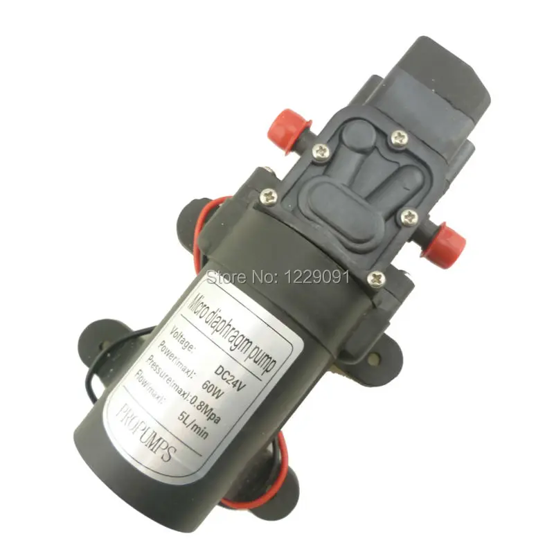 DC 12v 24v 60W 5L/min mini electric water pump high pressure self priming diaphragm pump spray
DC 12v 24v 60W 5L/min mini electric water pump high pressure self priming diaphragm pump spray