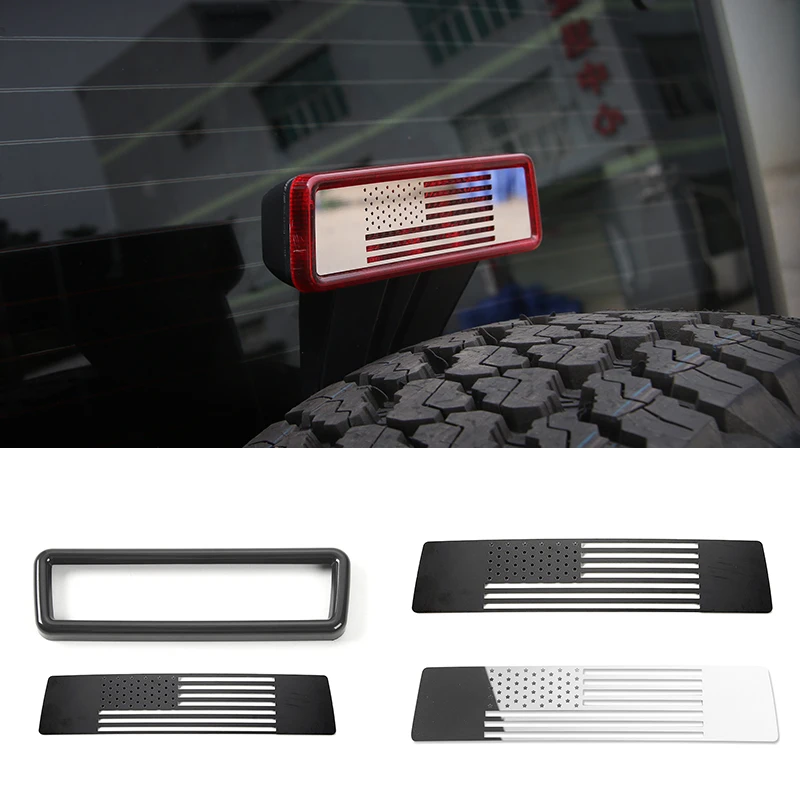 SHINEKA Unique Design USA Flag Brake Light Cover Sheet Tail Tyre Light Trim for Jeep Wrangler JK 2007+
SHINEKA Unique Design USA Flag Brake Light Cover Sheet Tail Tyre Light Trim for Jeep Wrangler JK 2007+