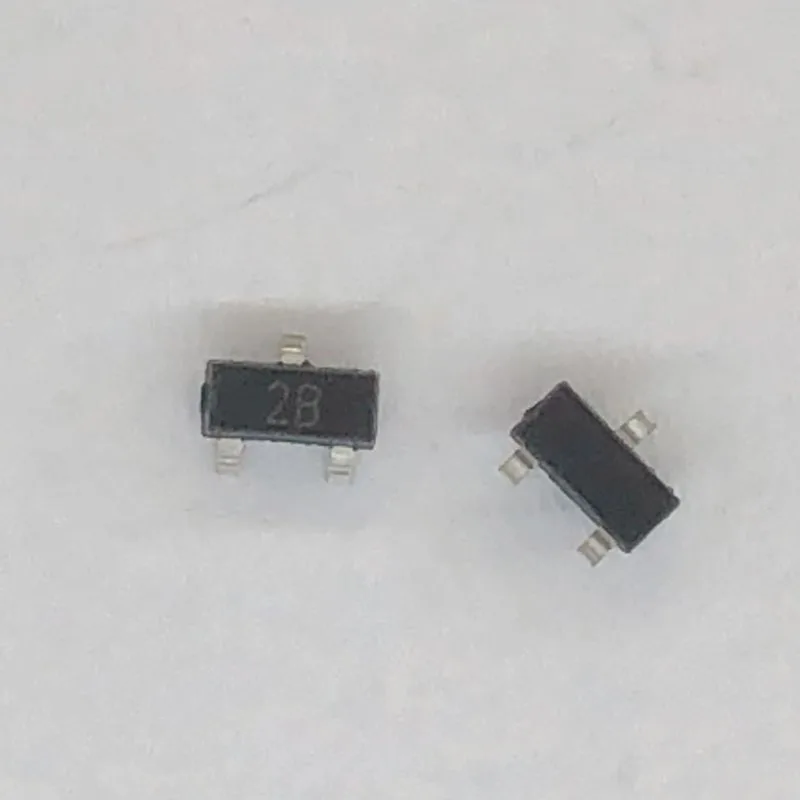 500 шт./лот BC849 SOT23 BC849B 2B BC849BLT1G 100mA 0.1A 30V новый оригинальный|Аксессуары для