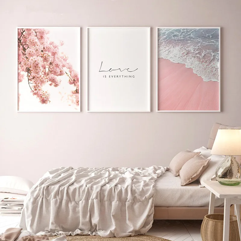 Scandinavian Style Poster Sea Beach Decorative Picture Pink Flower Wall Art for Living Room Nordic Decoration Home Decor
Scandinavian Style Poster Sea Beach Decorative Picture Pink Flower Wall Art for Living Room Nordic Decoration Home Decor