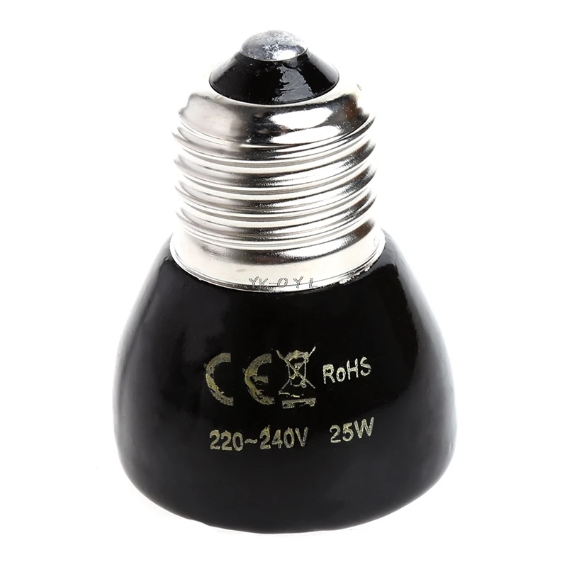 Black E27 25W 50W 75W 100W Mini Far Infrared Ceramic Emitter Heat ing Light Lamp For Pet Reptile Back 220V-240V
Black E27 25W 50W 75W 100W Mini Far Infrared Ceramic Emitter Heat ing Light Lamp For Pet Reptile Back 220V-240V
