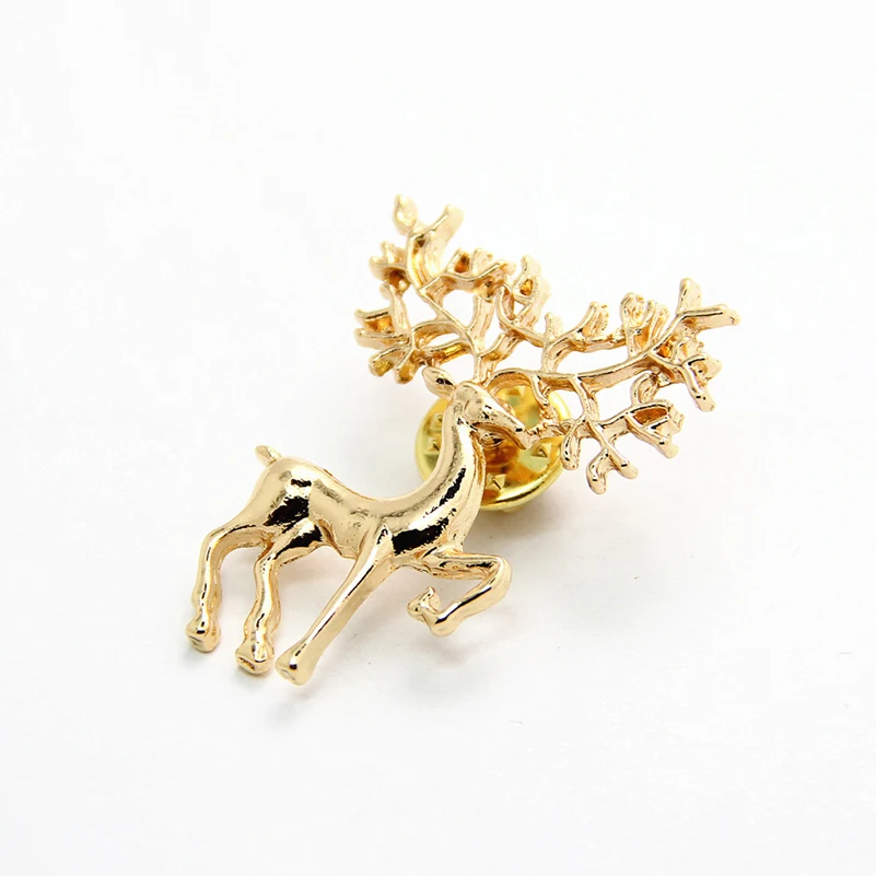 Classic Trendy Elk Brooch Metal Sika Deer Buckle Brooches For Women Jewelry Accessories Xmas Christmas Gifts
Classic Trendy Elk Brooch Metal Sika Deer Buckle Brooches For Women Jewelry Accessories Xmas Christmas Gifts