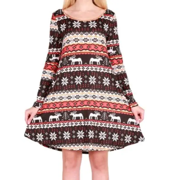 S-2XL women o neck long sleeve dress casual leisure floral print dress autumn winter national style dress
S-2XL women o neck long sleeve dress casual leisure floral print dress autumn winter national style dress