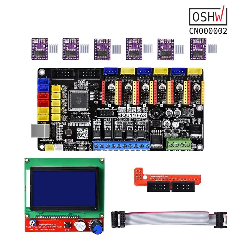 Open Source Tango V1.0 Upgrade Rumba 3D Printer Motherboard With TMC2130/A4988/DRV8825 Driver For 12864 LCD For Reprap Mendel
Open Source Tango V1.0 Upgrade Rumba 3D Printer Motherboard With TMC2130/A4988/DRV8825 Driver For 12864 LCD For Reprap Mendel