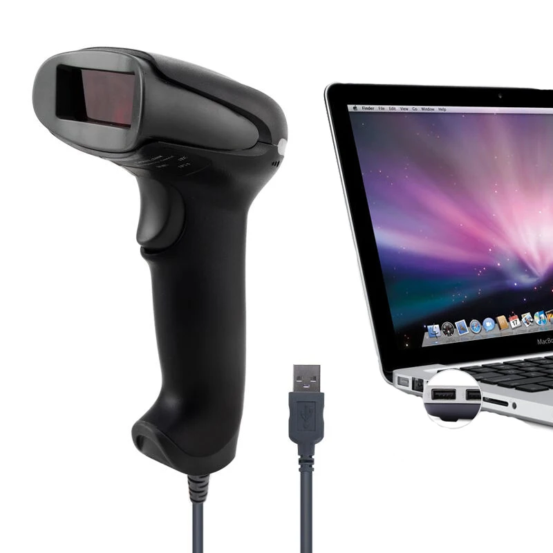 Сканер штрих кода NETUM портативный лазерный высокоскоростной Ручной USB проводной