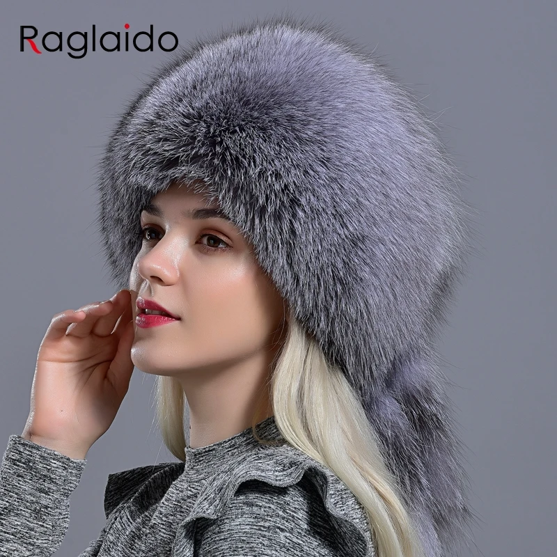 Raglaido natural fur hat with tail elegant women winter diamond rabbit fox fashionable stylish fluffy modest warm skull hat
Raglaido natural fur hat with tail elegant women winter diamond rabbit fox fashionable stylish fluffy modest warm skull hat