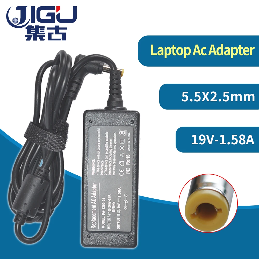 JIGU For TOSHIBA 19V1.58A ADP-30JH Notebook laptop supply power AC adapter charger cord 5.5*2.5MM
JIGU For TOSHIBA 19V1.58A ADP-30JH Notebook laptop supply power AC adapter charger cord 5.5*2.5MM