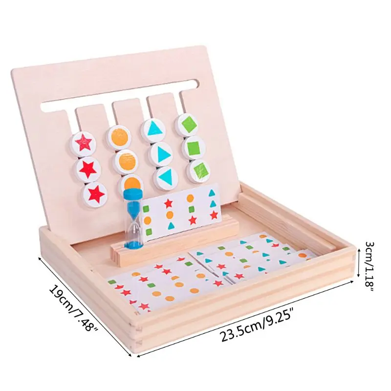 Montessori Education Wooden Toys Four Color Matching Game Early Children Kids Preschool Training Learning Building Blocks
Montessori Education Wooden Toys Four Color Matching Game Early Children Kids Preschool Training Learning Building Blocks