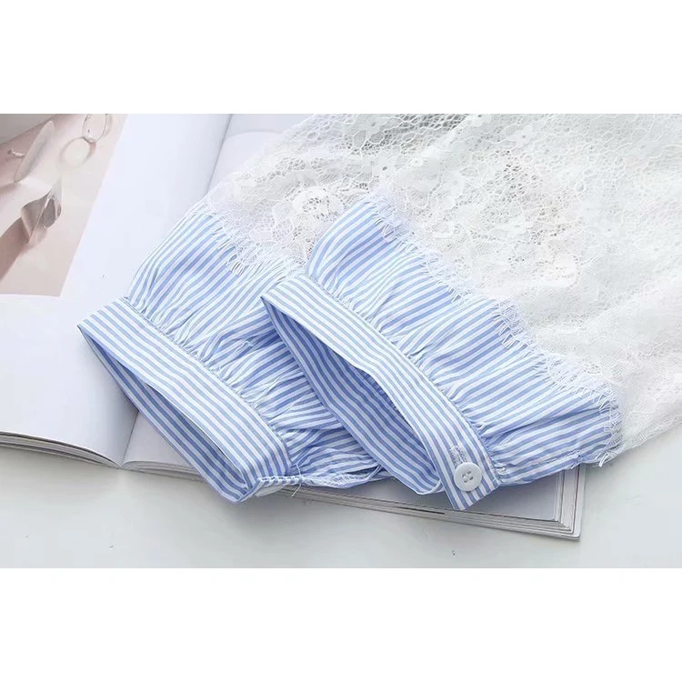 Plus Size 4XL Women 3/4 Sleeved Striped Blouse Ladies Loose Lace Blusas Fashion Casual Tops
Plus Size 4XL Women 3/4 Sleeved Striped Blouse Ladies Loose Lace Blusas Fashion Casual Tops