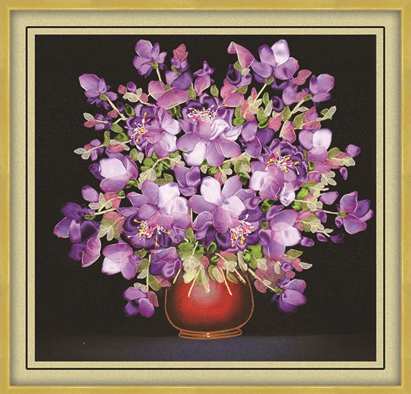 3D ribbon embroidery flower diy cross stitch kits embroidery needlework sets printed cloth sewing accessories decoration home
3D ribbon embroidery flower diy cross stitch kits embroidery needlework sets printed cloth sewing accessories decoration home