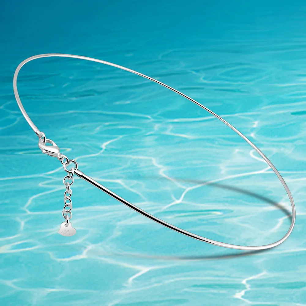 Choker!!! New Brand 925 Sterling Silver Torques Necklace for Women;Rose Gold Silver Collar Rope Chain Silver Jewelry accessories
Choker!!! New Brand 925 Sterling Silver Torques Necklace for Women;Rose Gold Silver Collar Rope Chain Silver Jewelry accessories