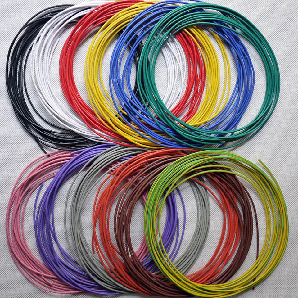 2m or 5m Tinned Copper UL1007 26AWG PVC Insulated Wire , Electric Cable Electrical and Electronic Equipment Internal Line
2m or 5m Tinned Copper UL1007 26AWG PVC Insulated Wire , Electric Cable Electrical and Electronic Equipment Internal Line