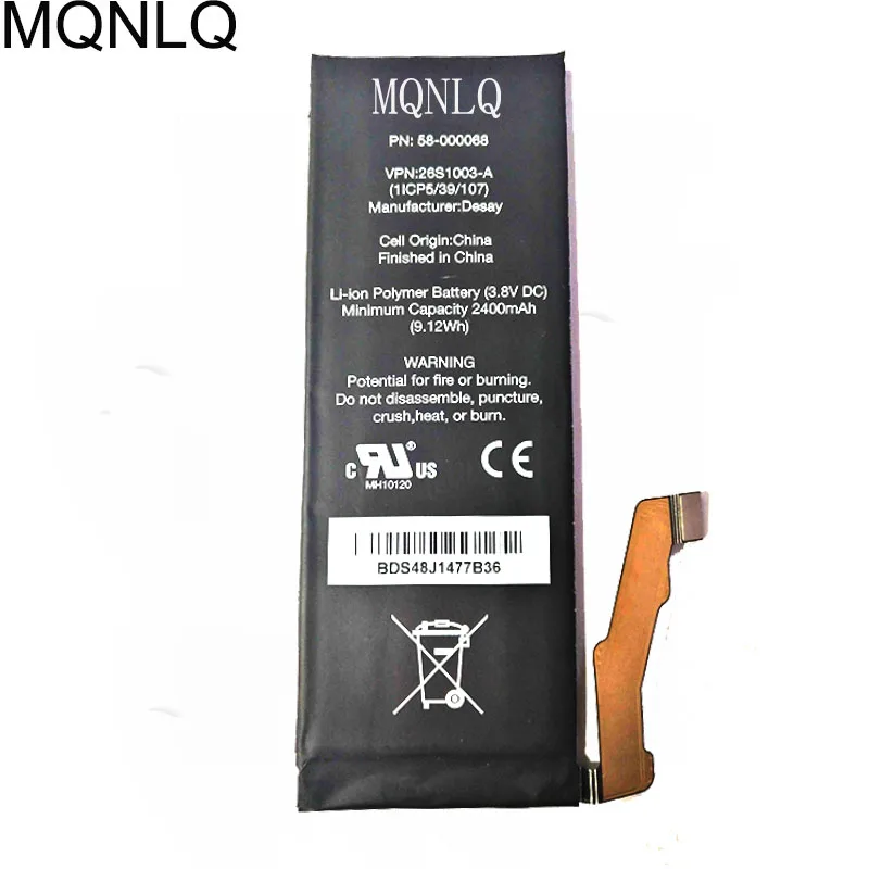 3,8 V 2400mAh 58-000068 26S1003-A для Amazon Fire 58-000068 аккумулятор для телефона AKKU
3,8 V 2400mAh 58-000068 26S1003-A для Amazon Fire 58-000068 аккумулятор для телефона AKKU