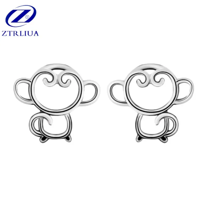 Temperament Anti-allergic Cute Animal 925 Sterling Silver Jewelry Fashion Sweet Hollow Monkey Female Earrings SE51
Temperament Anti-allergic Cute Animal 925 Sterling Silver Jewelry Fashion Sweet Hollow Monkey Female Earrings SE51