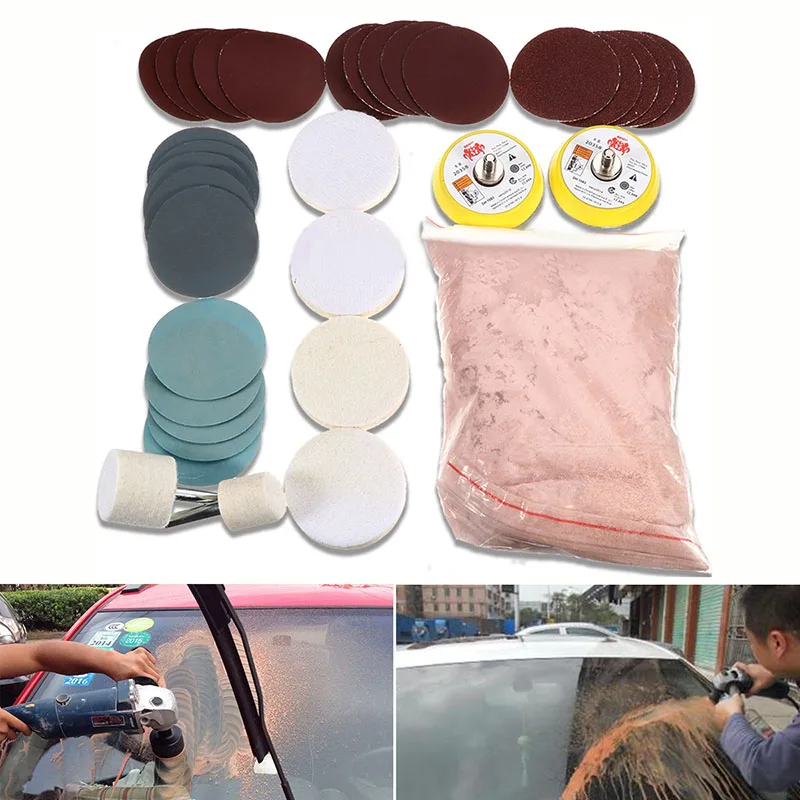 34pcs Deep Scratch Remover Car Glass Polishing Kit polishing pad polisseuse auto polishing pads Polishing accessories
34pcs Deep Scratch Remover Car Glass Polishing Kit polishing pad polisseuse auto polishing pads Polishing accessories