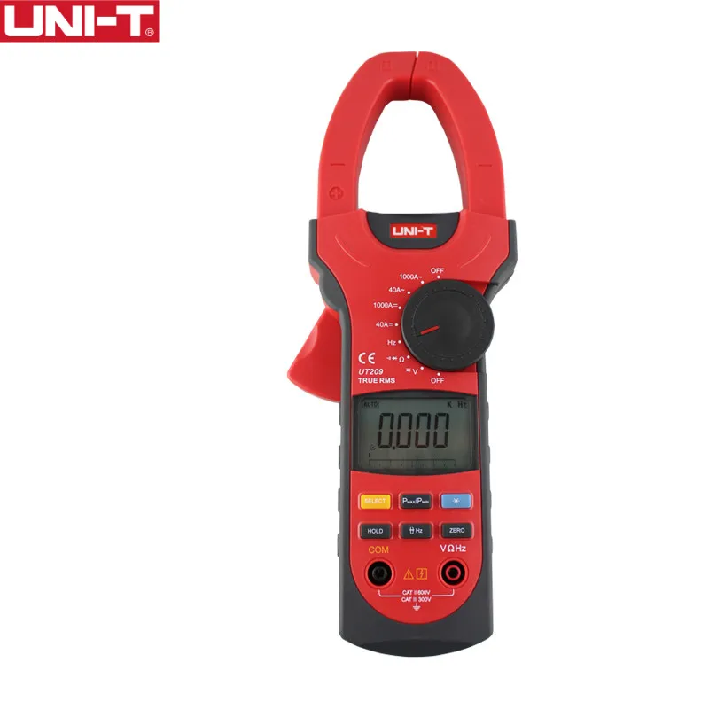 UNI-T UT209 1000A Digital Clamp Meters Frequency Measure Multimeter Auto Range Resistance AC DC Voltage true RMS
UNI-T UT209 1000A Digital Clamp Meters Frequency Measure Multimeter Auto Range Resistance AC DC Voltage true RMS