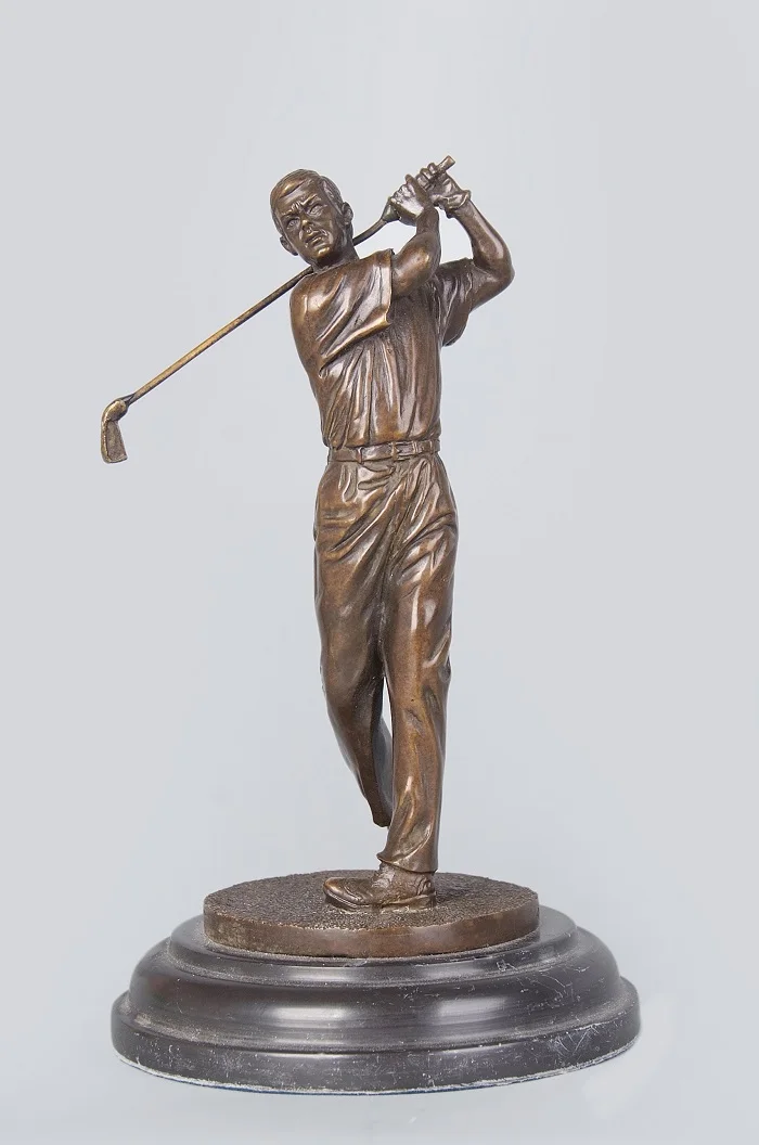 Arts Crafts Copper Classical handicrafts golfer man sculpture bronze Sports men golf race vintage statue souvenir CZS-416
Arts Crafts Copper Classical handicrafts golfer man sculpture bronze Sports men golf race vintage statue souvenir CZS-416