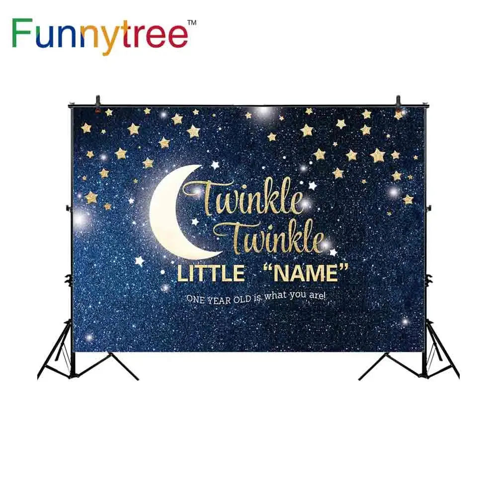 Funnytree backdrop for photo studio Starry sky golden stars moon custom kids photography background photobooth photocall
Funnytree backdrop for photo studio Starry sky golden stars moon custom kids photography background photobooth photocall