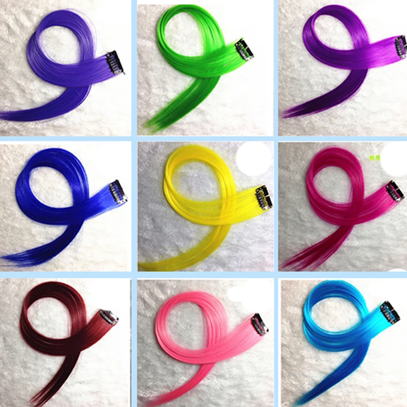 Top Grade One Piece Clip In Hair Extensions 20 Inch Long Straight Coloful hair For Girls Children Hairstyle Hair Braids
Top Grade One Piece Clip In Hair Extensions 20 Inch Long Straight Coloful hair For Girls Children Hairstyle Hair Braids