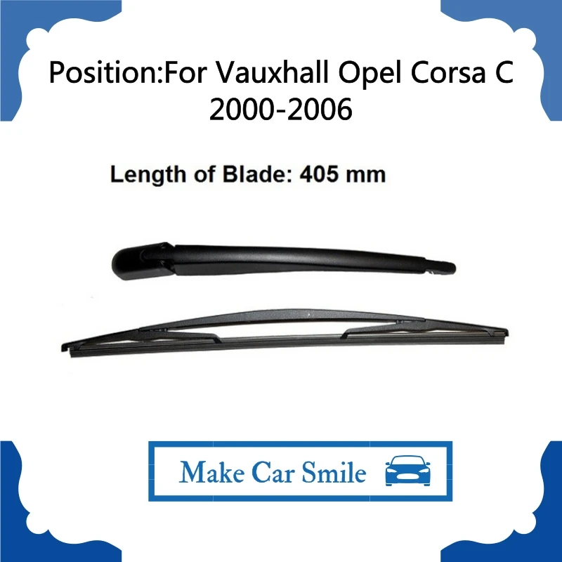 ДЛЯ Vauxhall Opel Corsa C HB 00-06 задний стеклоочиститель рычаг + лезвие Набор Новый 405 мм
ДЛЯ Vauxhall Opel Corsa C HB 00-06 задний стеклоочиститель рычаг + лезвие Набор Новый 405 мм