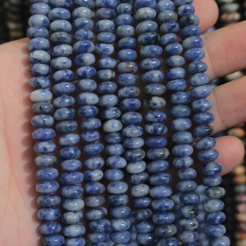 5x8mm rondelle sodalite beads natural stone beads DIY spacer beads for jewelry making strand 15" wholesale !
5x8mm rondelle sodalite beads natural stone beads DIY spacer beads for jewelry making strand 15" wholesale !