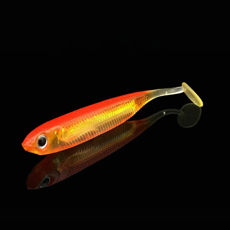 T Tail Fish Bait 7.5cm 2.2g Soft Bait Aluminum Foil Fishing Lures PVC Artificial Bait 3 Pcs/Bag
T Tail Fish Bait 7.5cm 2.2g Soft Bait Aluminum Foil Fishing Lures PVC Artificial Bait 3 Pcs/Bag