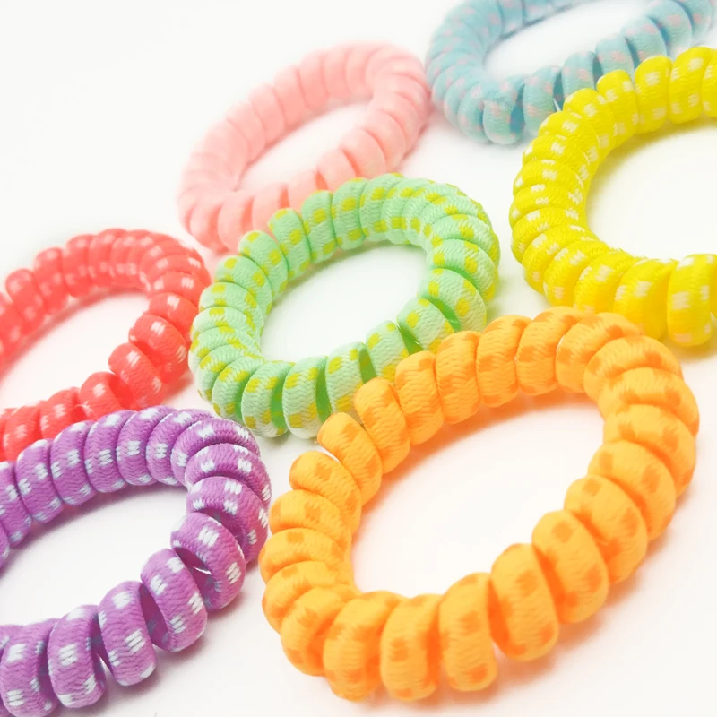 50Pcs/Lot Fabric Telephone Wire Hair Band Wrapped Cloth Ponytail Holder Elastic Phone Cord Line Tie Accessories
50Pcs/Lot Fabric Telephone Wire Hair Band Wrapped Cloth Ponytail Holder Elastic Phone Cord Line Tie Accessories