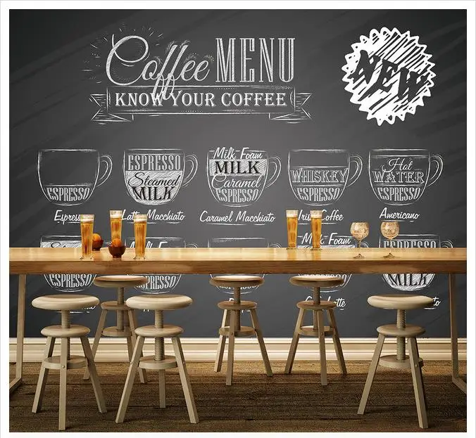 Custom 3d mural Bar Cafe 3D Wallpaper KTV restaurant sofa TV background wall glass blackboard personality wallpaper mural
Custom 3d mural Bar Cafe 3D Wallpaper KTV restaurant sofa TV background wall glass blackboard personality wallpaper mural